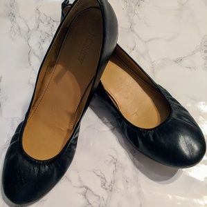J. Crew Leather Ballet Flats (Size 10)